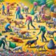 Community Cleanups With Dogs for a Cleaner World Globally