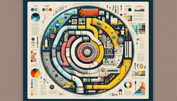Infographic on duct cleaning services in New Westminster, showcasing clean versus dirty ducts, tools, and service area map.