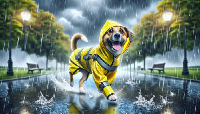 Raincoats for Pet Walks: Keep Dry During Wet Weather