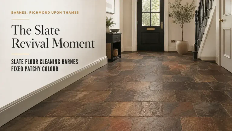 Slate Floor Cleaning for Vibrant Colours in Barnes