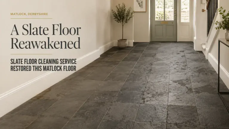 Slate Floor Cleaning Service Revitalises Floors in Matlock