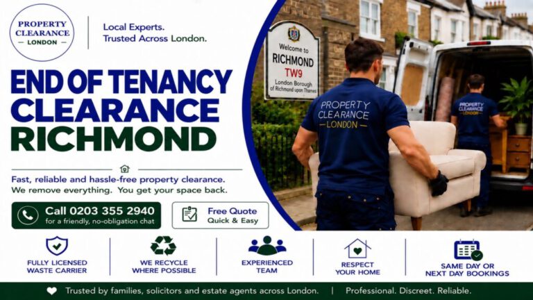 End of Tenancy Clearance Solutions in Richmond
