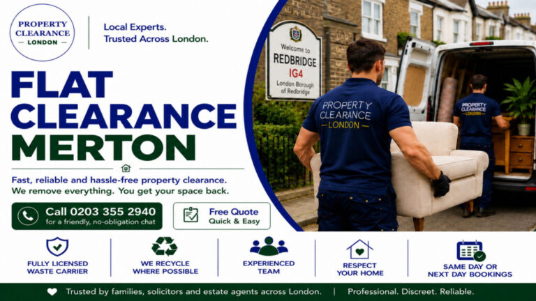 Flat Clearance Services: Reliable and Efficient in Merton