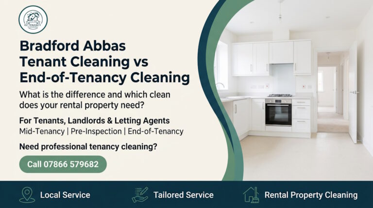 Tenant Cleaning and End-of-Tenancy Services in Bradford Abbas